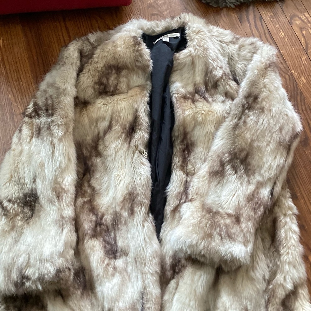 Faux fur coat